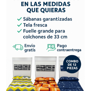 Combo 3 Juegos de Sábanas – 7.500